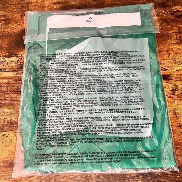 The Drop Women's Ultramarine Green Sarong Wrap Skirt by @sruthijayadevan XS. NWT - Picture 9 of 9